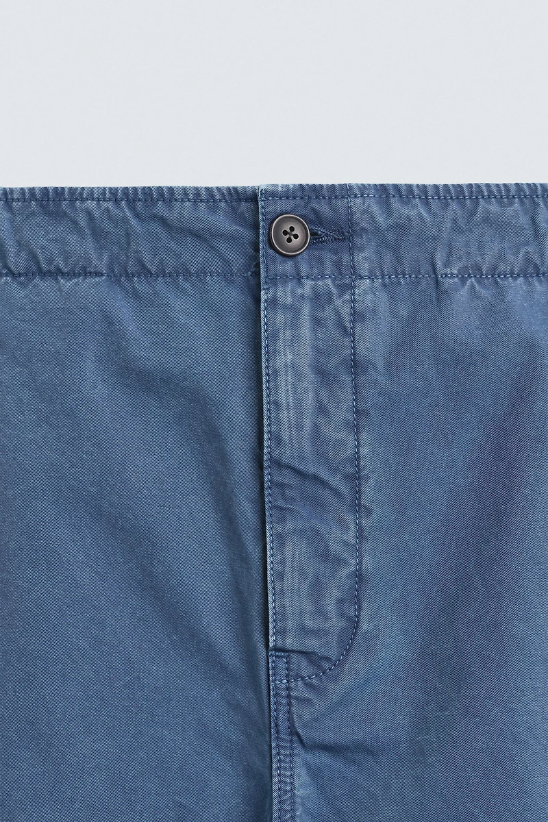 PANTALON BATTLE COUPE DÉCONTRACTÉE DÉLAVÉ