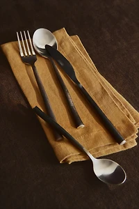 4-PIECE ANTIQUE FINISH FLATWARE SET