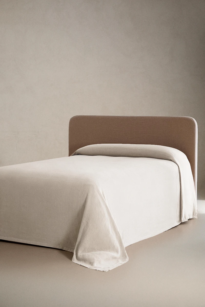 WASHED LINEN BEDSPREAD (400 GxM²)