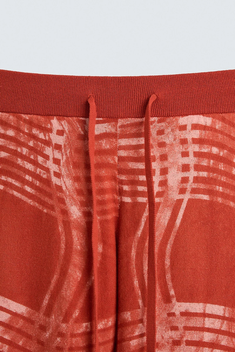 GRAPHIC PRINT KNIT PANTS © OTIS KWAME KYE QUAICOE