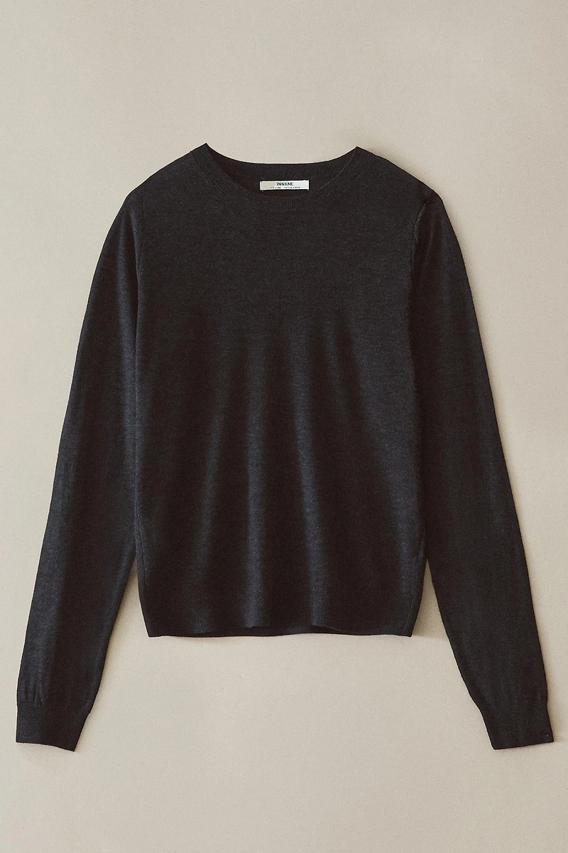 WOOL AND SILK SWEATER
