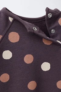 POLKA DOT SWEATSHIRT AND LEGGING SET