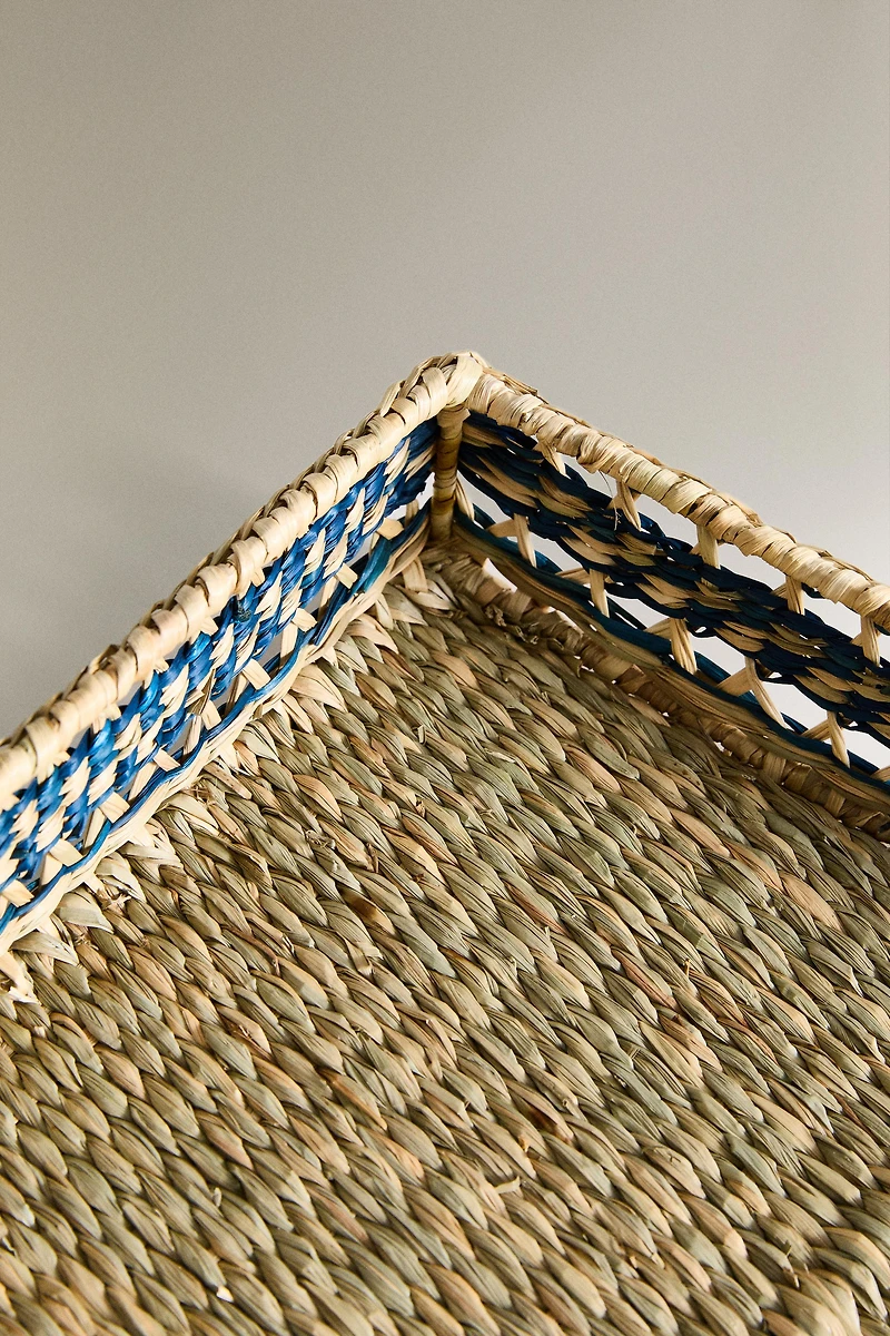 RECTANGULAR SEAGRASS TRAY