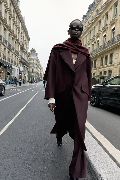 MANTEAU LONG OVERSIZE