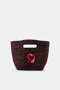 MINI CROCHET RAFFIA BAG