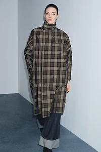 CHECKED TRENCH COAT ZW COLLECTION LIMITED EDITION