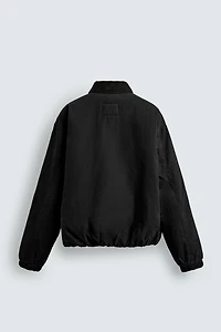 RELAXED FIT ZIP-UP JACKET