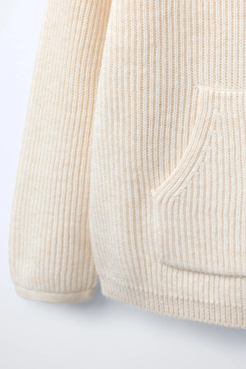 KNIT POCKET SWEATER