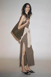 LONG STRAPPY DRESS