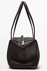 Nappa leather mini satchel