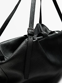 Sac duffle en cuir nappa