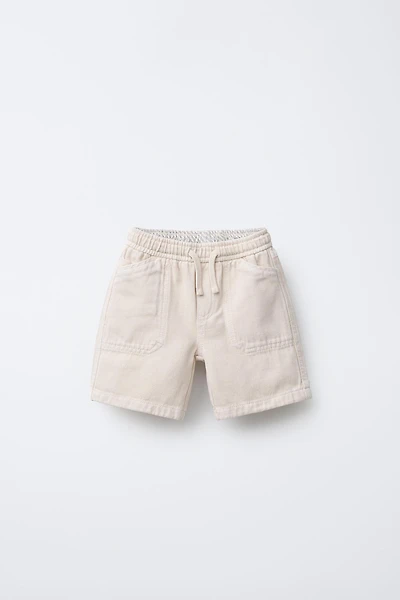 BERMUDA SERGE COMFY EN COTON ET LIN