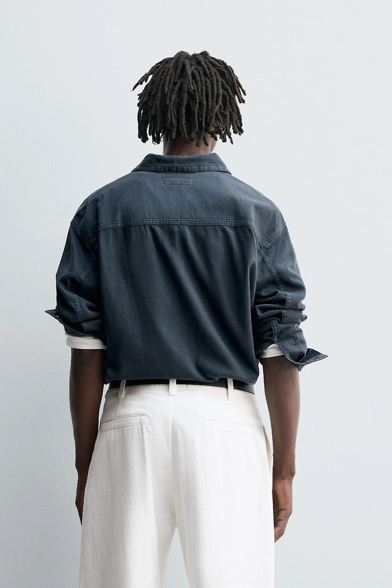 CHEMISE EN DENIM COULEUR