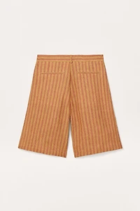 STRIPED LINEN SHORTS LIMITED EDITION
