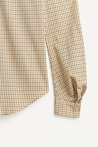 LIMITED EDITION PLAID TIE SHIRT