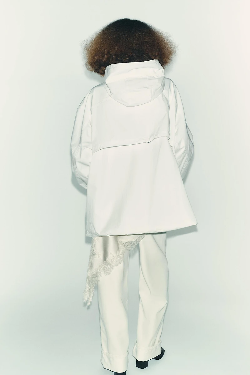 OVERSIZED MULTI-POSITION HOODIE PARKA ZW COLLECTION