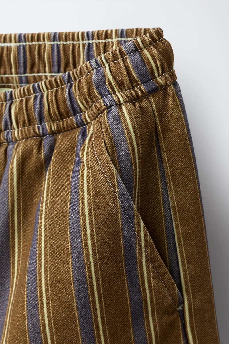STRIPED PRINT PANTS