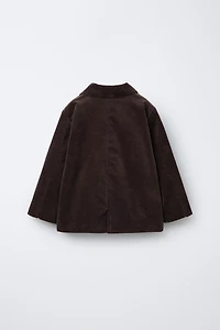VELVET OVERSHIRT