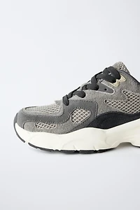 PIECED SNEAKERS