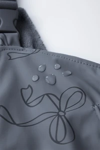 SALOPETTE GOMMÉE IMPRIMÉE WATER RESISTANT