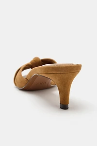 KNOTTED LEATHER SANDALS