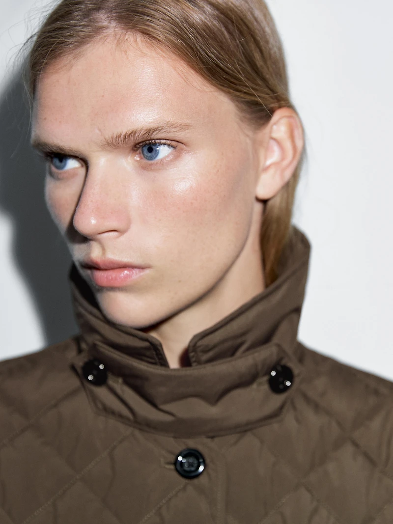 Veste matelassée longue et légère