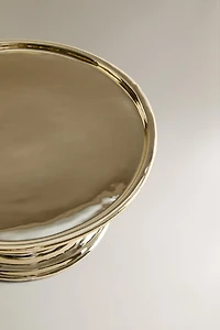 CHRISTMAS SHINY PORCELAIN TEALIGHT HOLDER