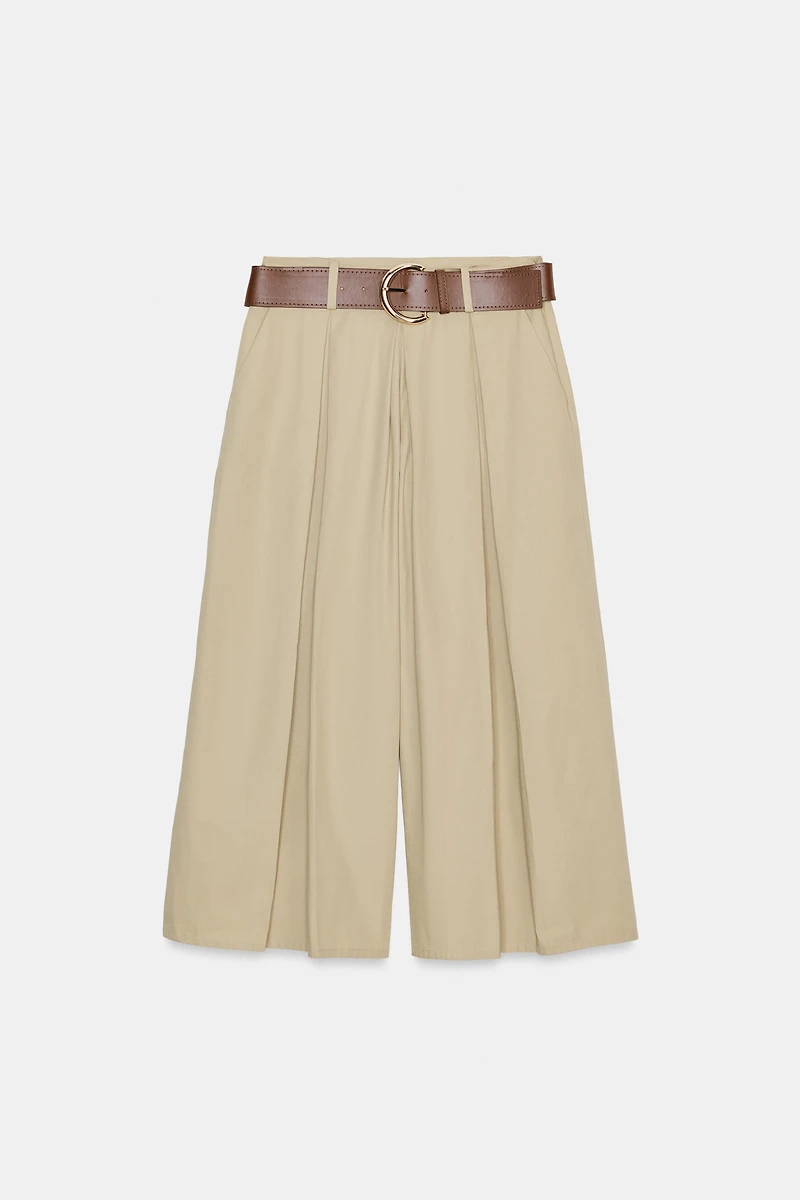 BELTED CULOTTES
