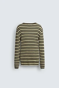 STRIPED JACQUARD SWEATER