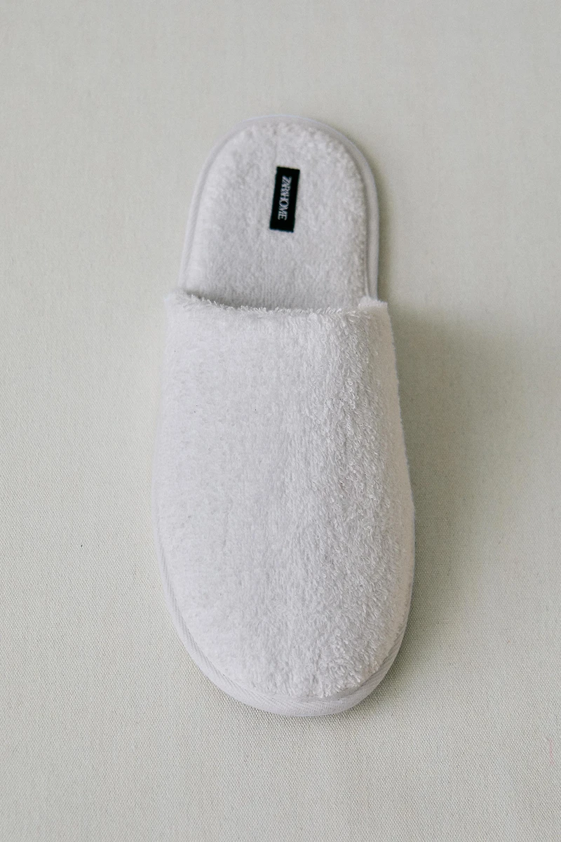 TERRY BATHROOM SLIPPERS