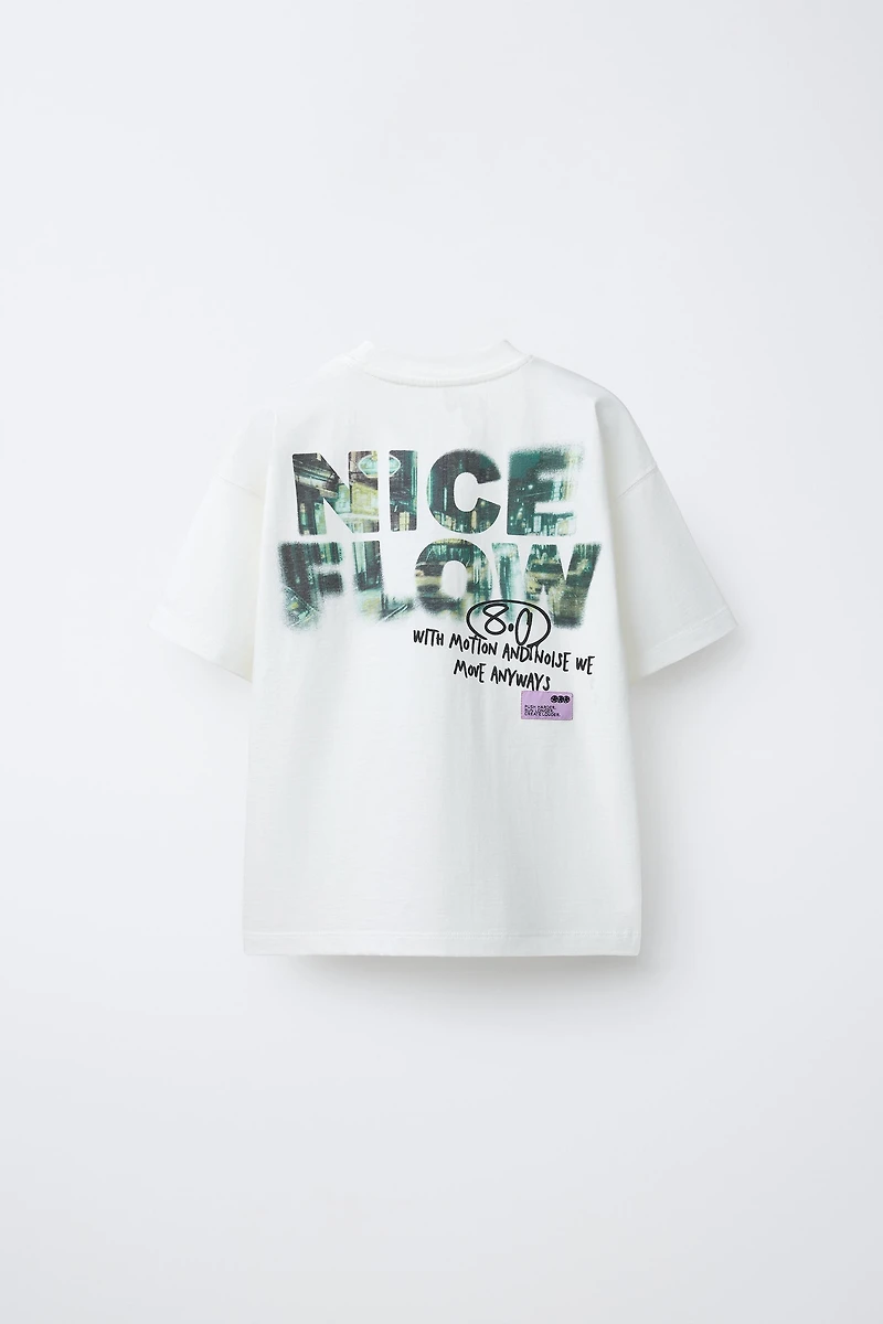 T-SHIRT IMPRIMÉ GRAFFITI