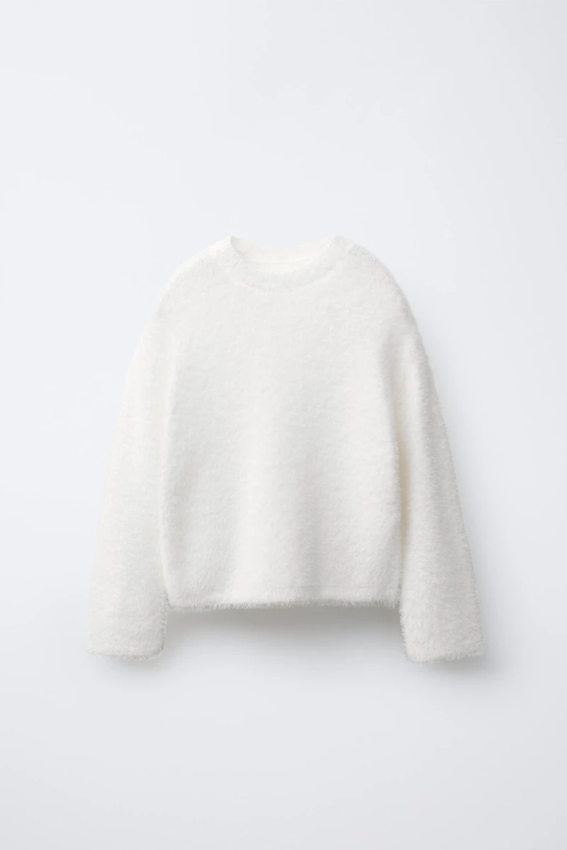 PULL EN MAILLE EFFET POIL
