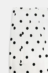 HIGH-WAISTED POLKA DOT PANTS