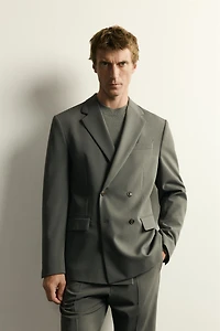 VESTE DE COSTUME CROISÉE CONFORT