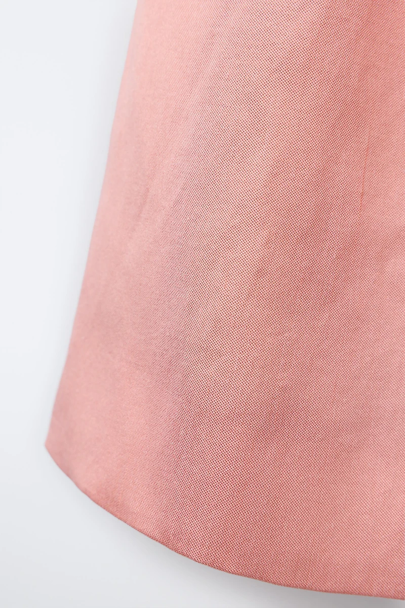 SATIN DRESS WITH BOWS