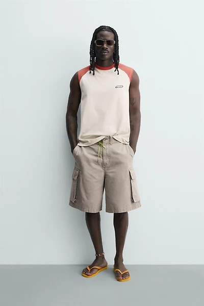 PUKAS SURF X ZARA COLORBLOCK TANK TOP