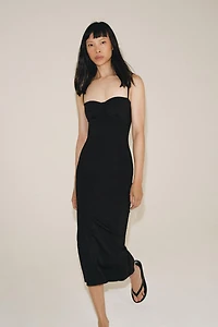 POLYAMIDE MIDI DRESS