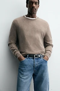 EMBOSSED LEATHER BELT