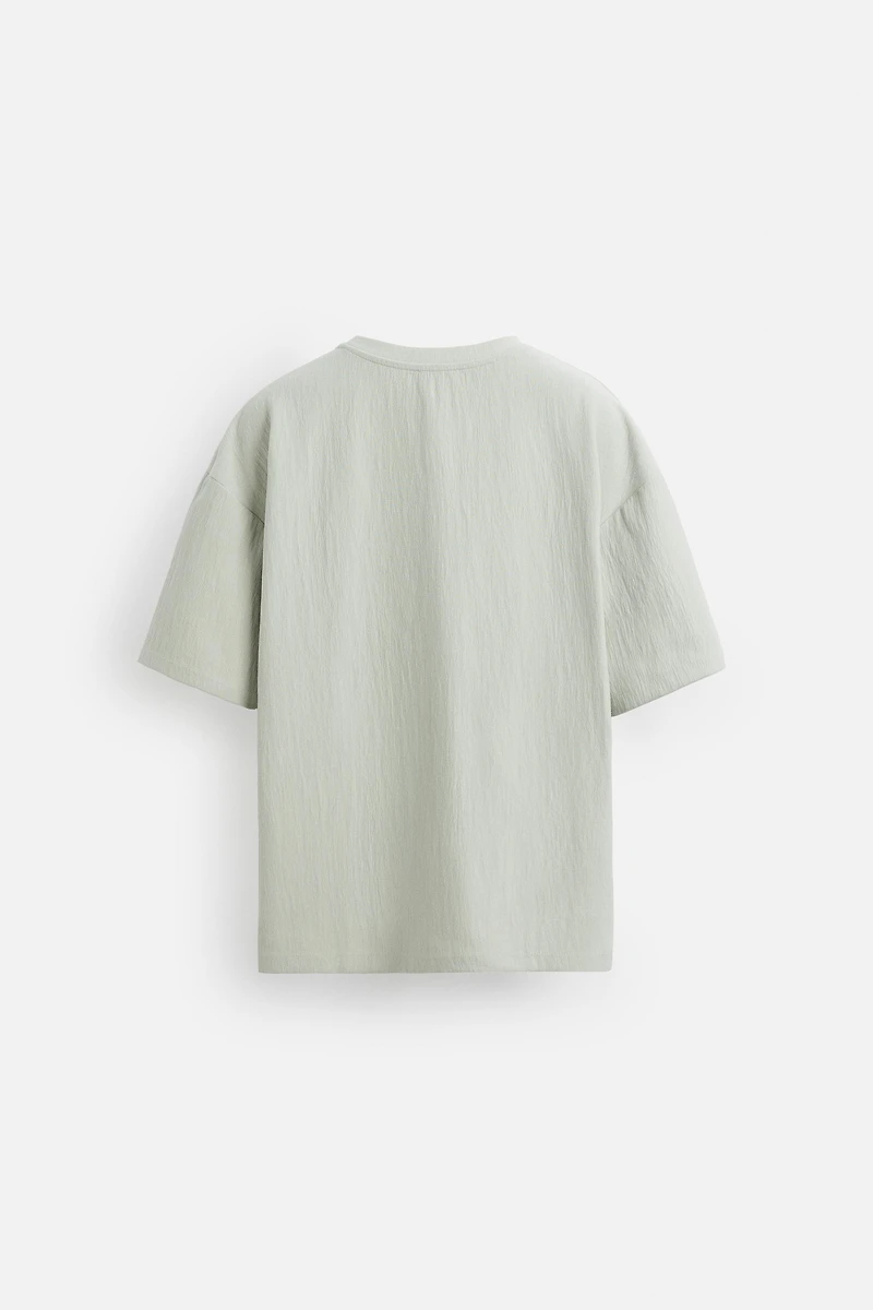 RELAXED FIT STRUCTURED T-SHIRT