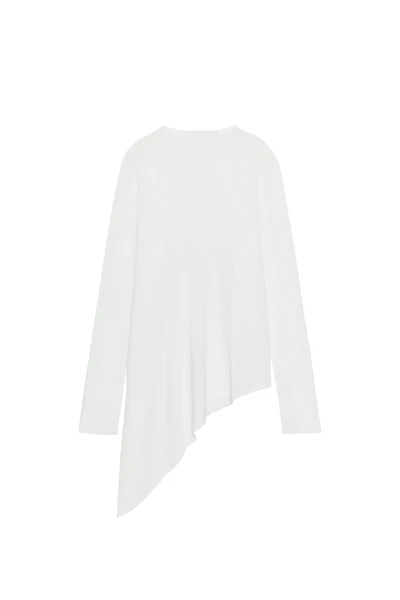 PULL LONG EN MAILLE ASYMÉTRIQUE