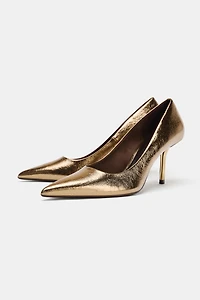 METALLIC EFFECT HEELS