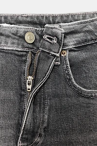 TRF HIGH-WAISTED CROPPED FLARE JEANS