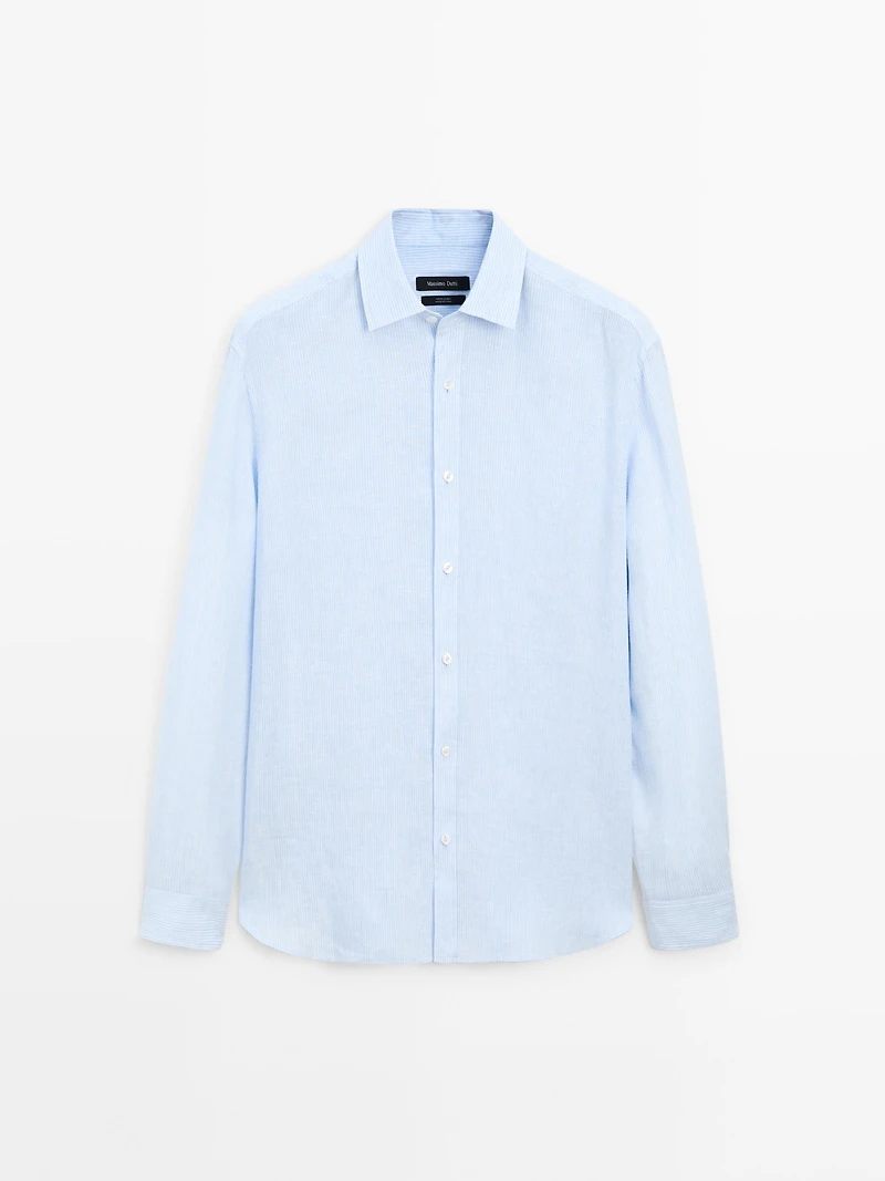 Regular fit striped shirt