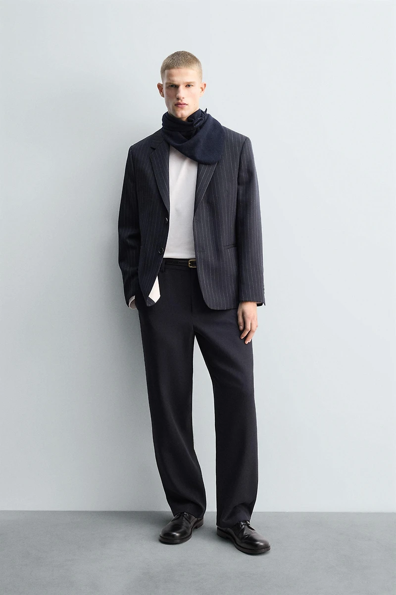 LIMITED EDITION 100% WOOL PINSTRIPE BLAZER