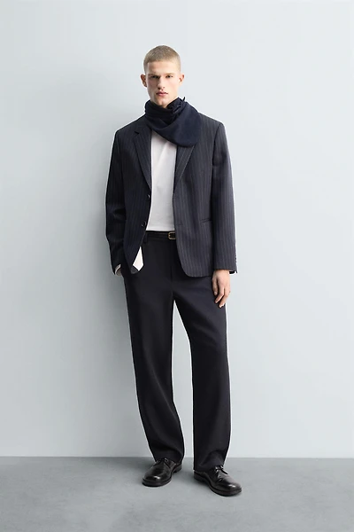 LIMITED EDITION 100% WOOL PINSTRIPE BLAZER