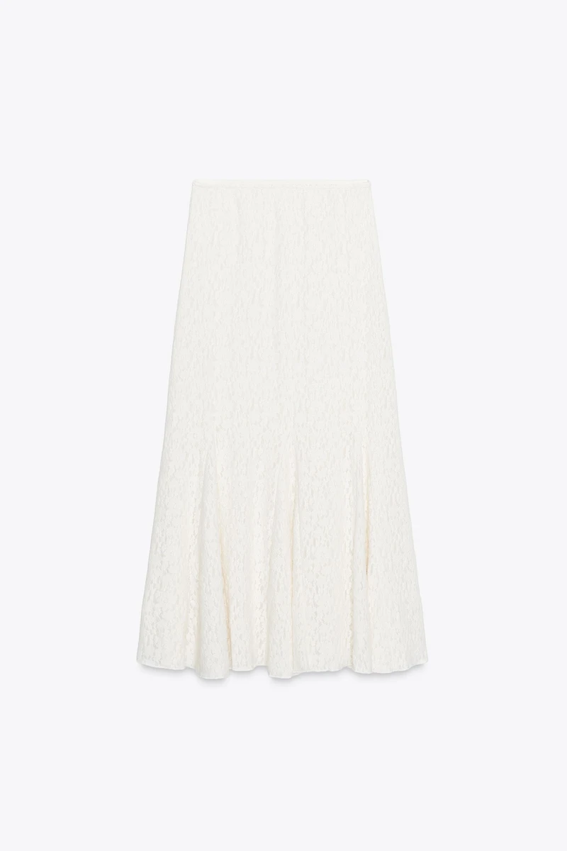 SOFT-TOUCH LACE SKIRT