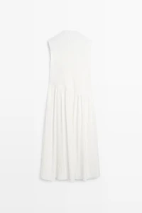 Matching dress with pleated skirt