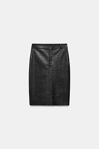 ZW COLLECTION LIMITED EDITION COCO LEATHER SKIRT