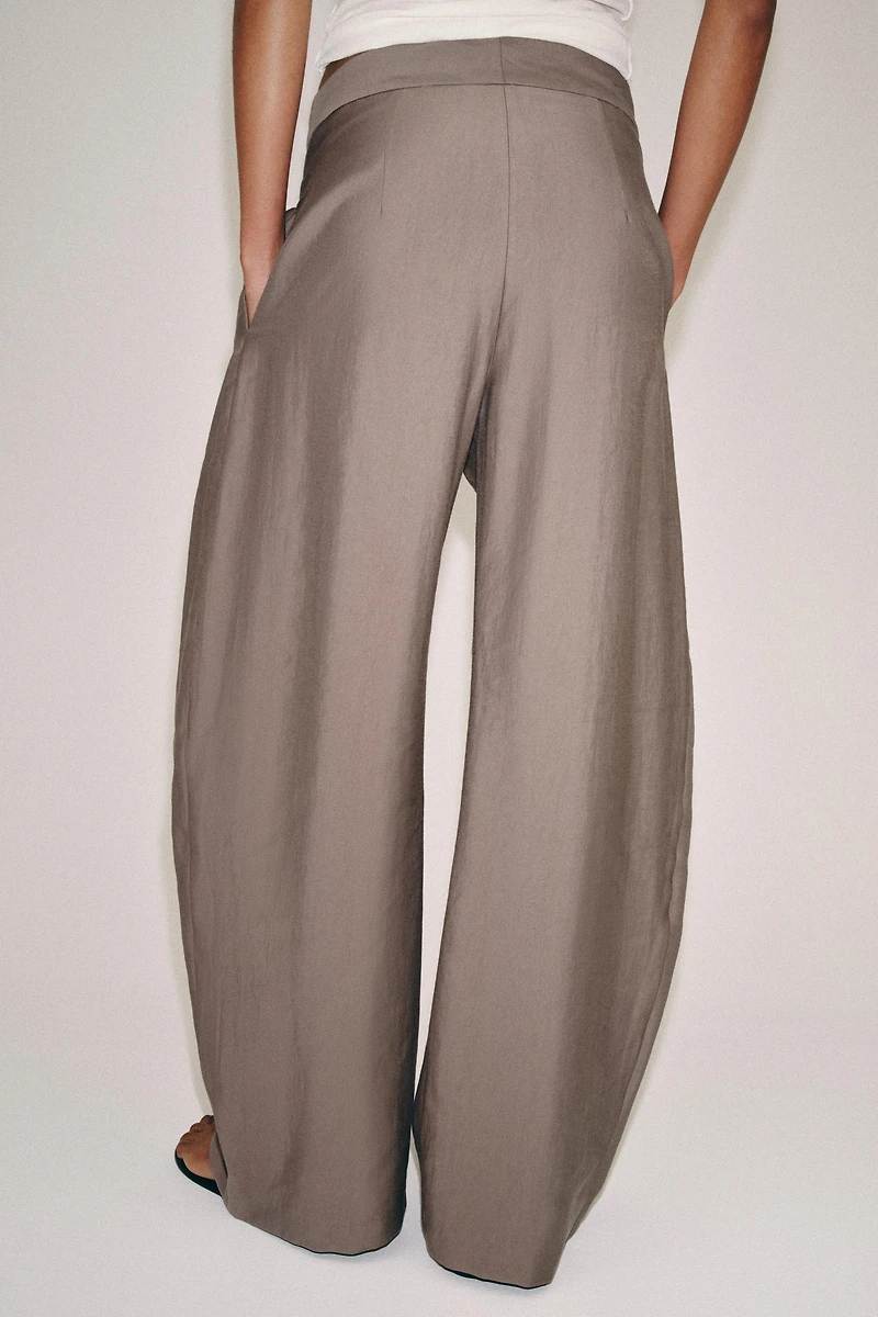 ZW COLLECTION WIDE LEG PLEATED PANTS
