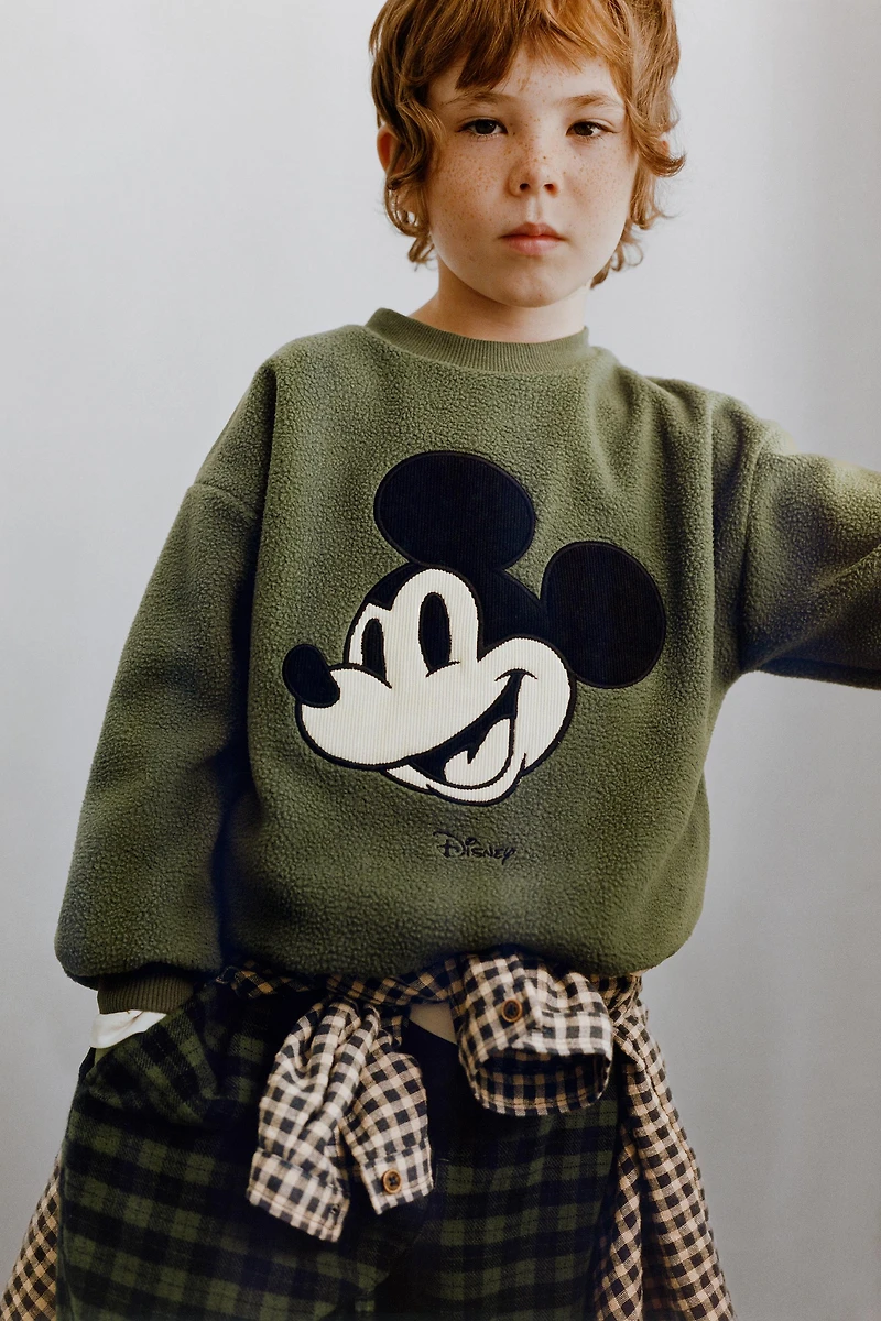 SWEAT EN FAUSSE FOURRURE MICKEY MOUSE © DISNEY